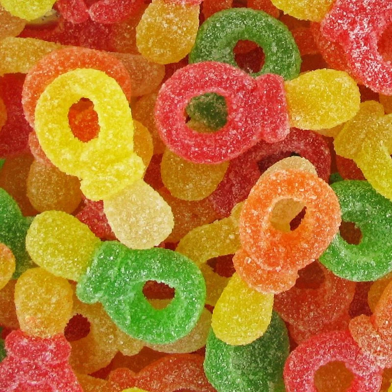 Tétine acidulé coloré (100g)