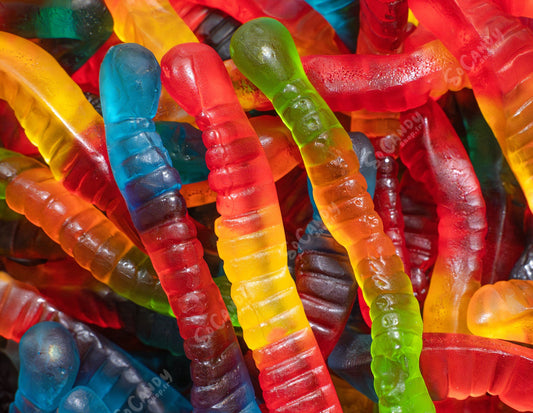 Vers lisse coloré (100g)